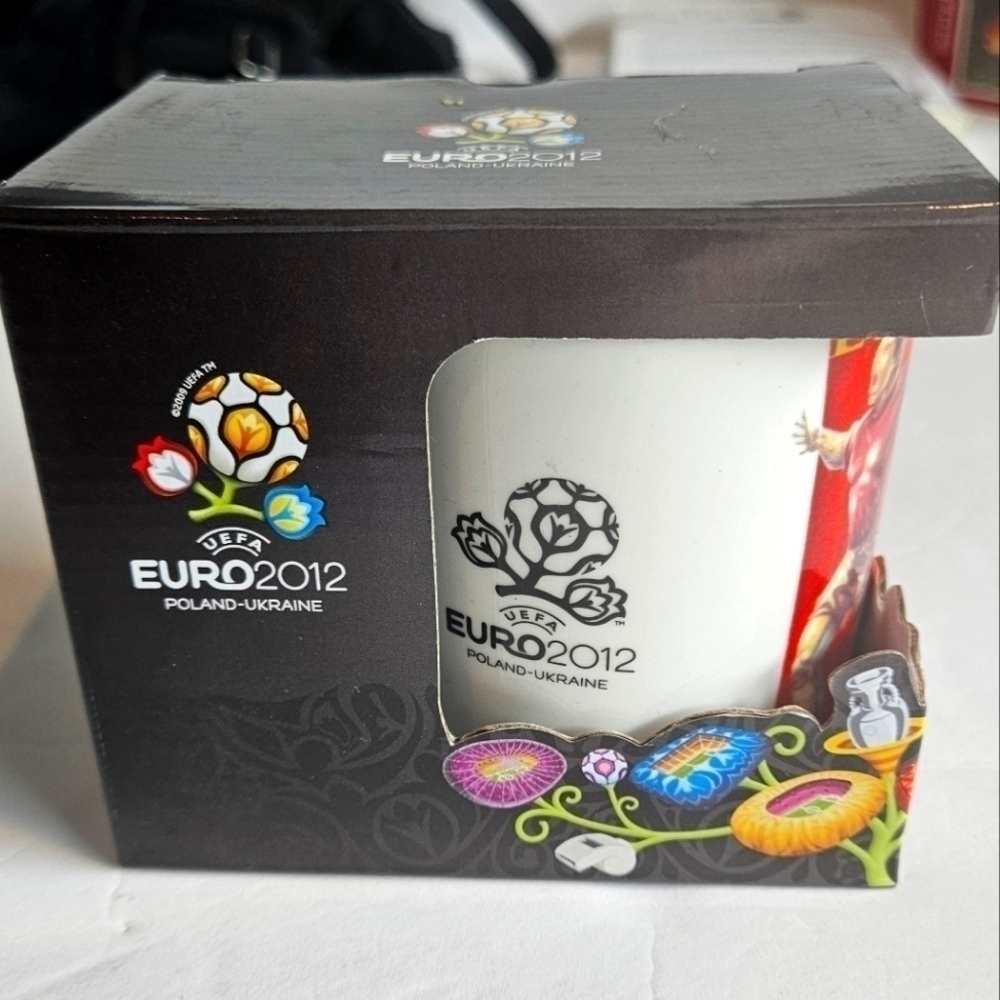 NEW UEFA Euro 2012 Poland-Ukraine Mug 290ml Spain